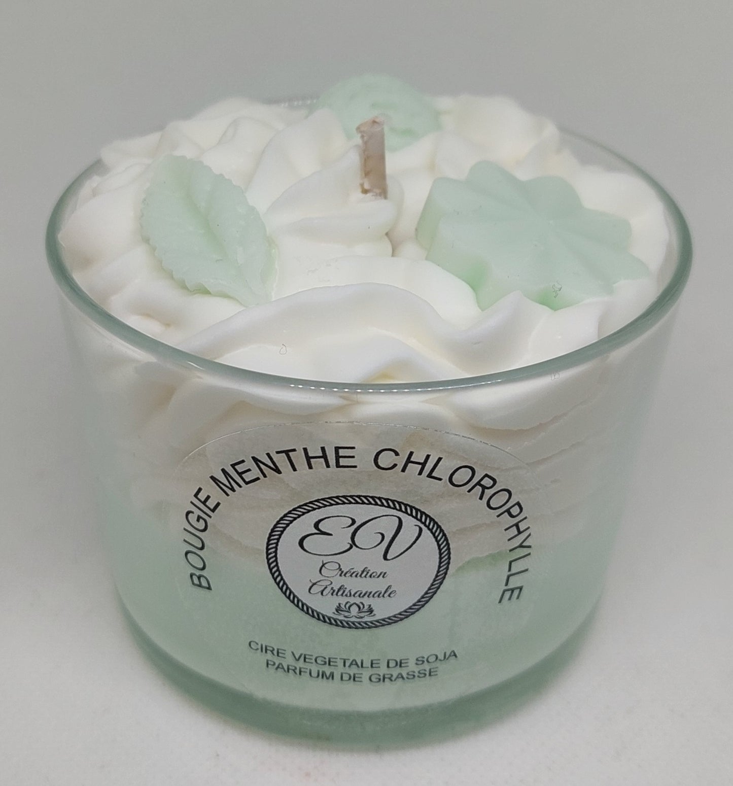 bougie gourmande parfumé MENTHE CHLOROPHYLE