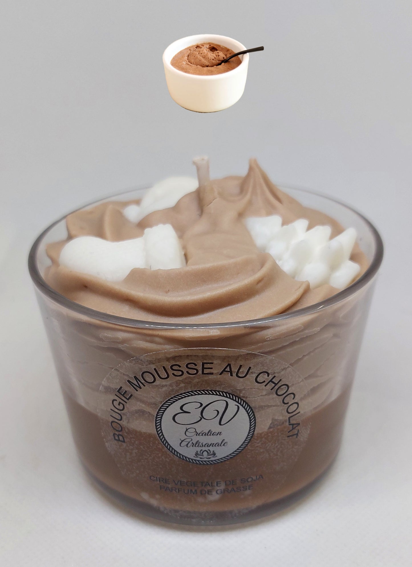 Bougie gourmande MOUSSE AU CHOCOLAT