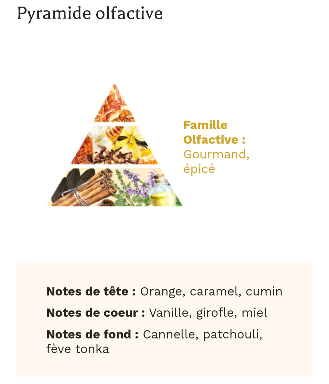 Bougie gourmande PAIN D' EPICE