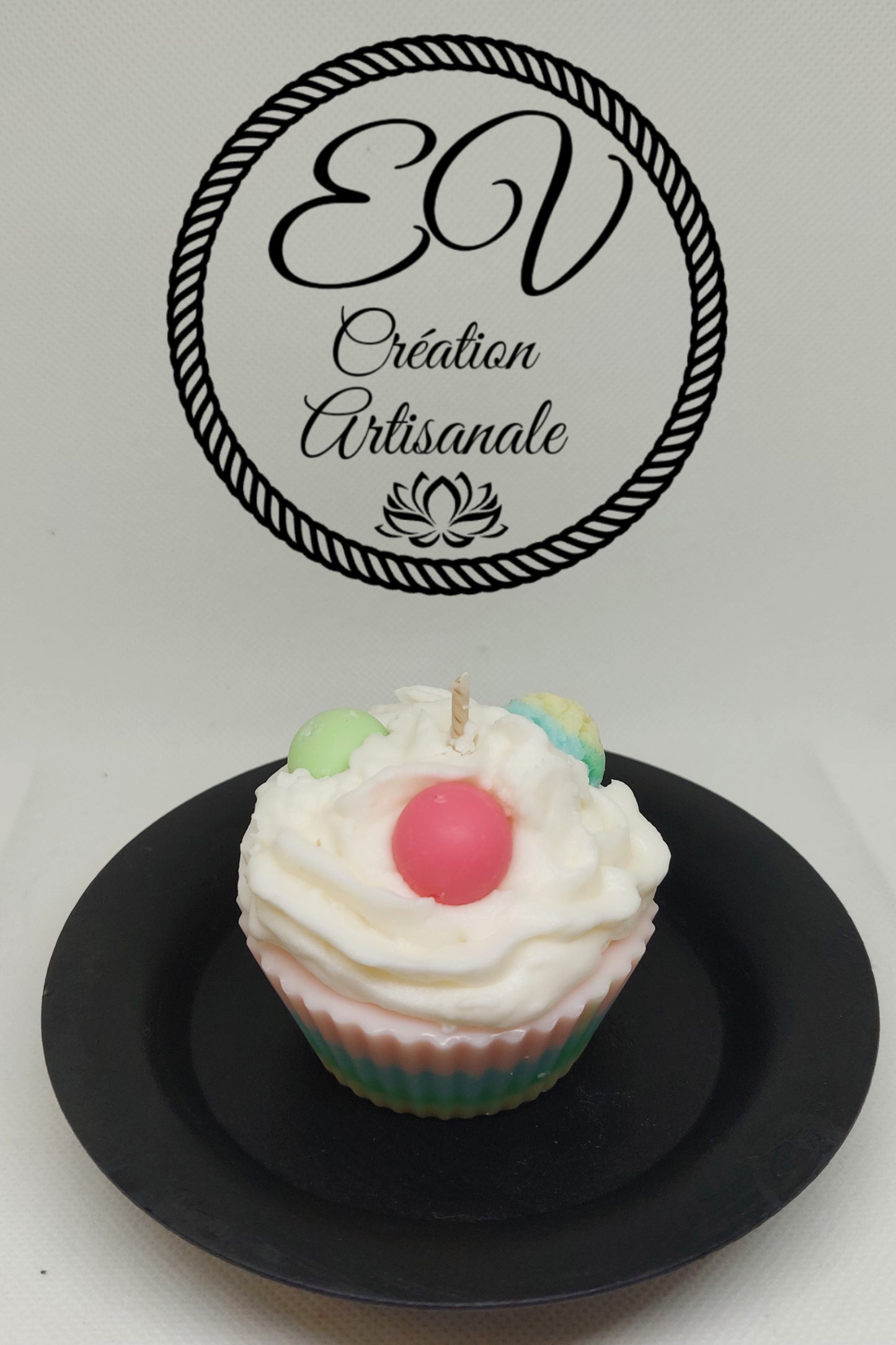 Bougie cupcake BUBBLEGUM