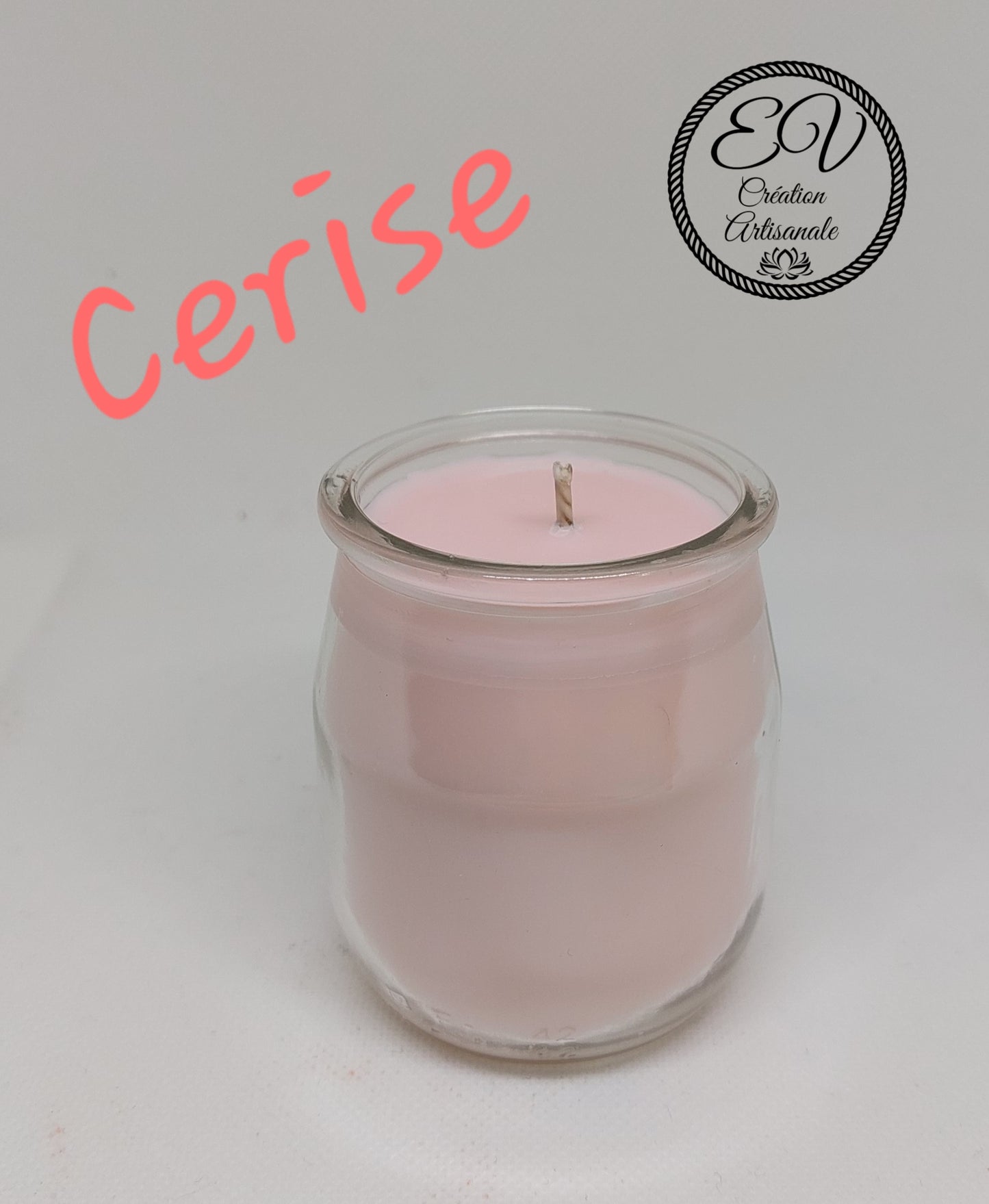Bougie yahourt CERISE