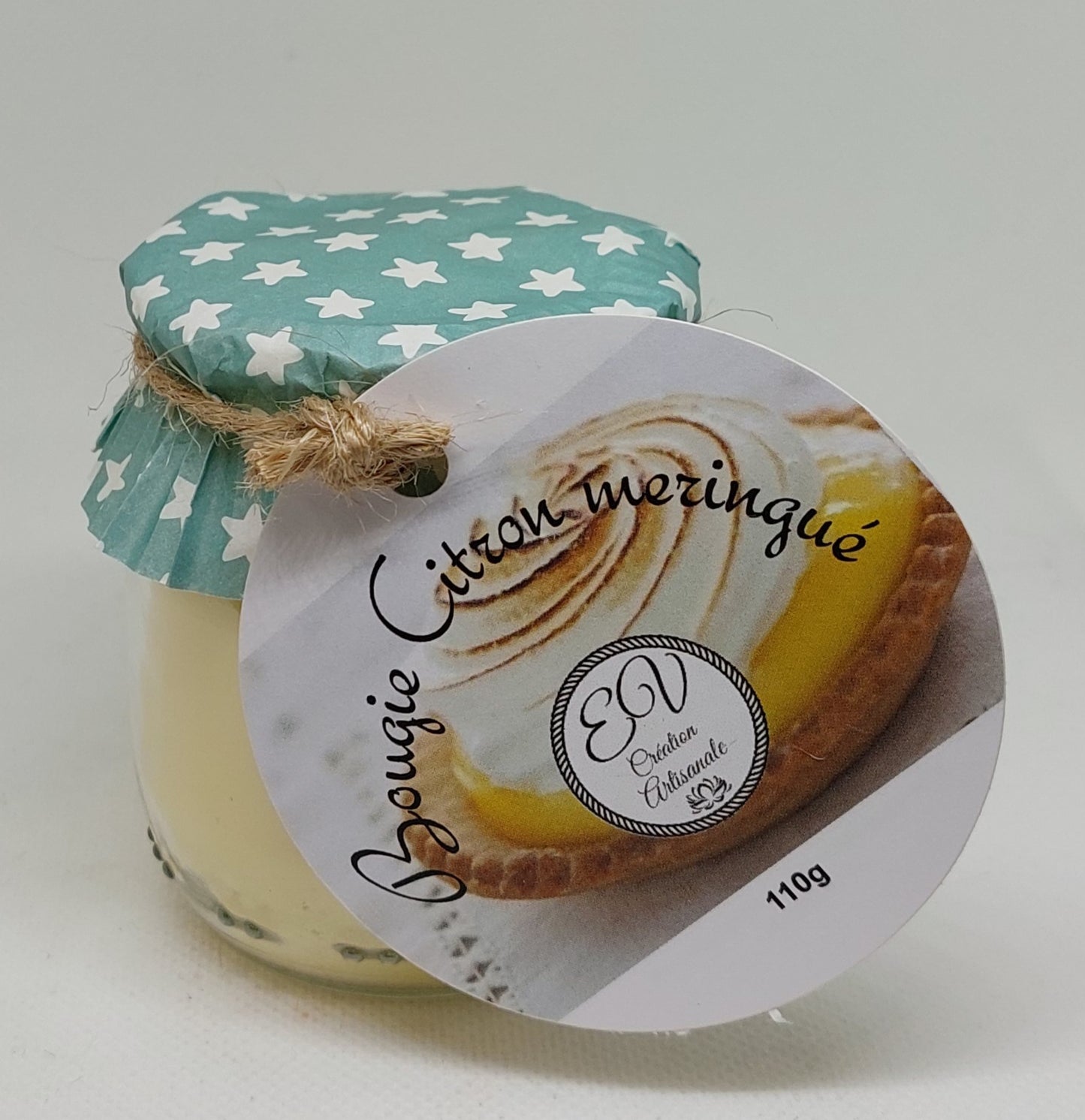 Bougie yahourt CITRON MERINGUÉ