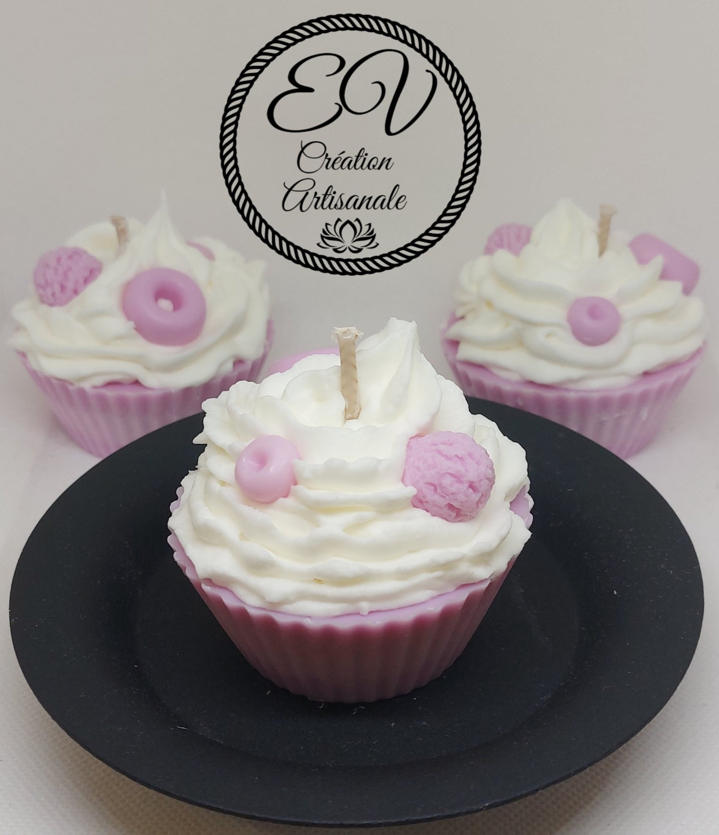 Bougie cupcake MUFFIN MYRTILLE