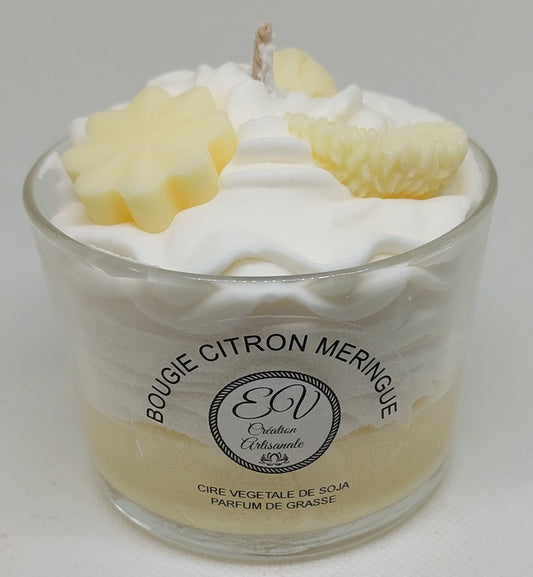 bougie gourmande CITRON MERINGUE