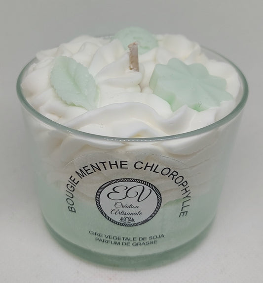 bougie gourmande parfumé MENTHE CHLOROPHYLE