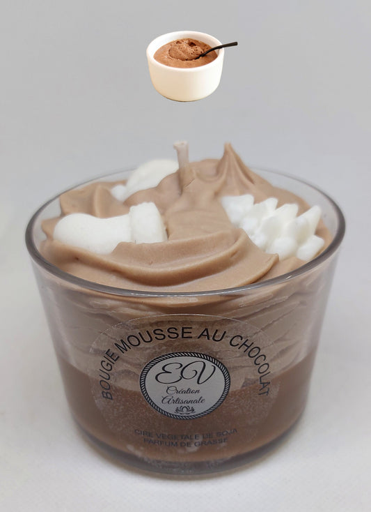 Bougie gourmande  MOUSSE AU CHOCOLAT