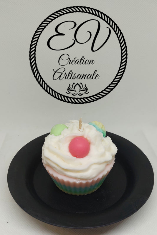 Bougie cupcake BUBBLEGUM