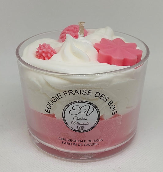 Bougie gourmande FRAISE DES BOIS