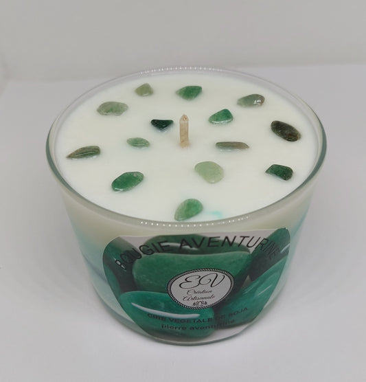 Bougie pierre AVENTURINE