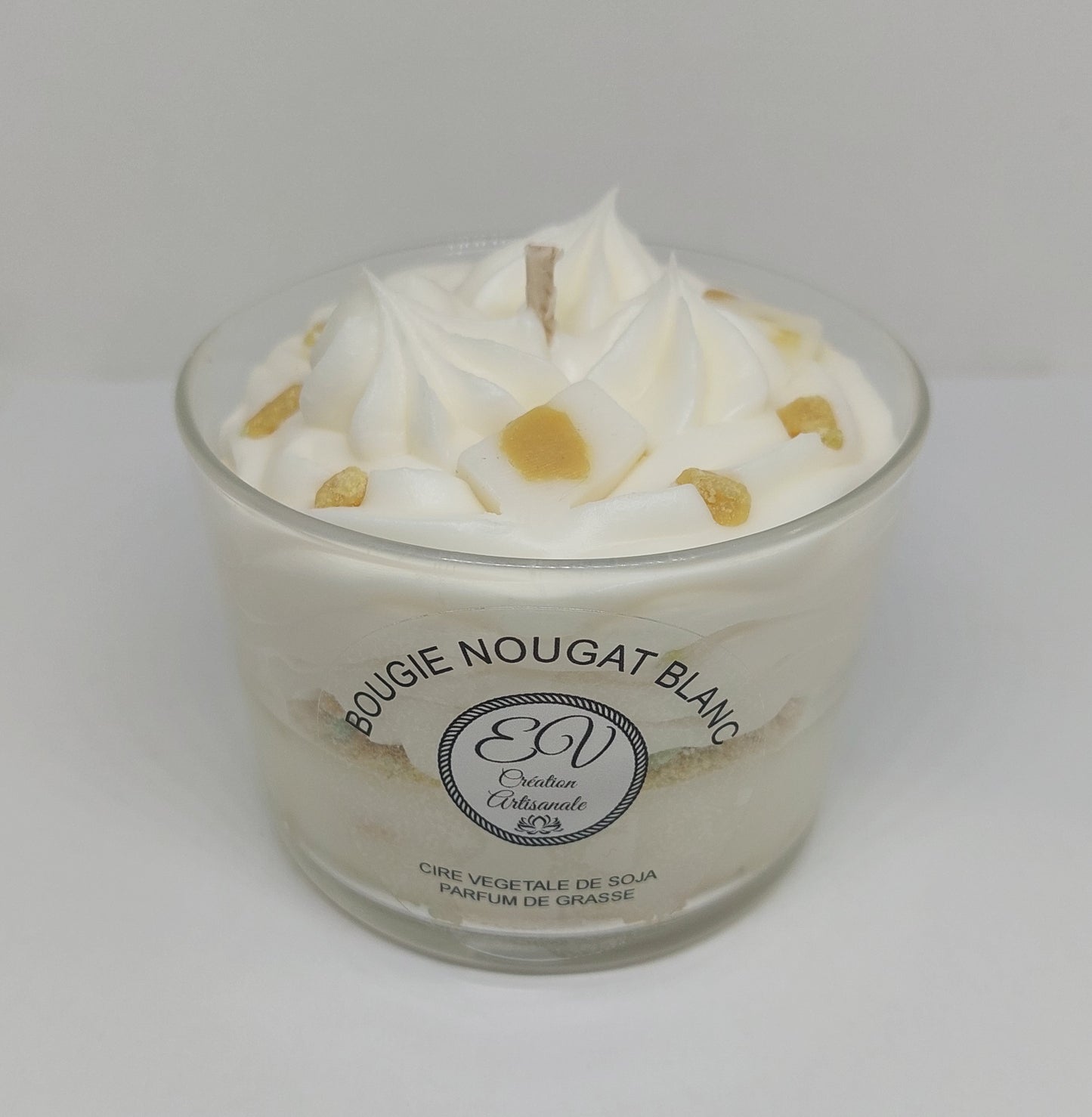 Bougie gourmande NOUGAT BLANC
