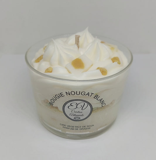 Bougie gourmande NOUGAT BLANC