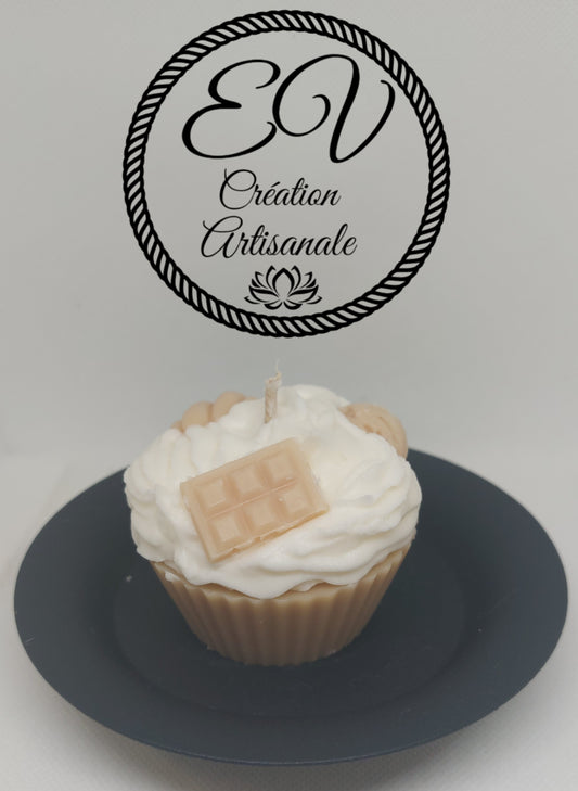 Bougie cupcake ROCHER PRALINÉ