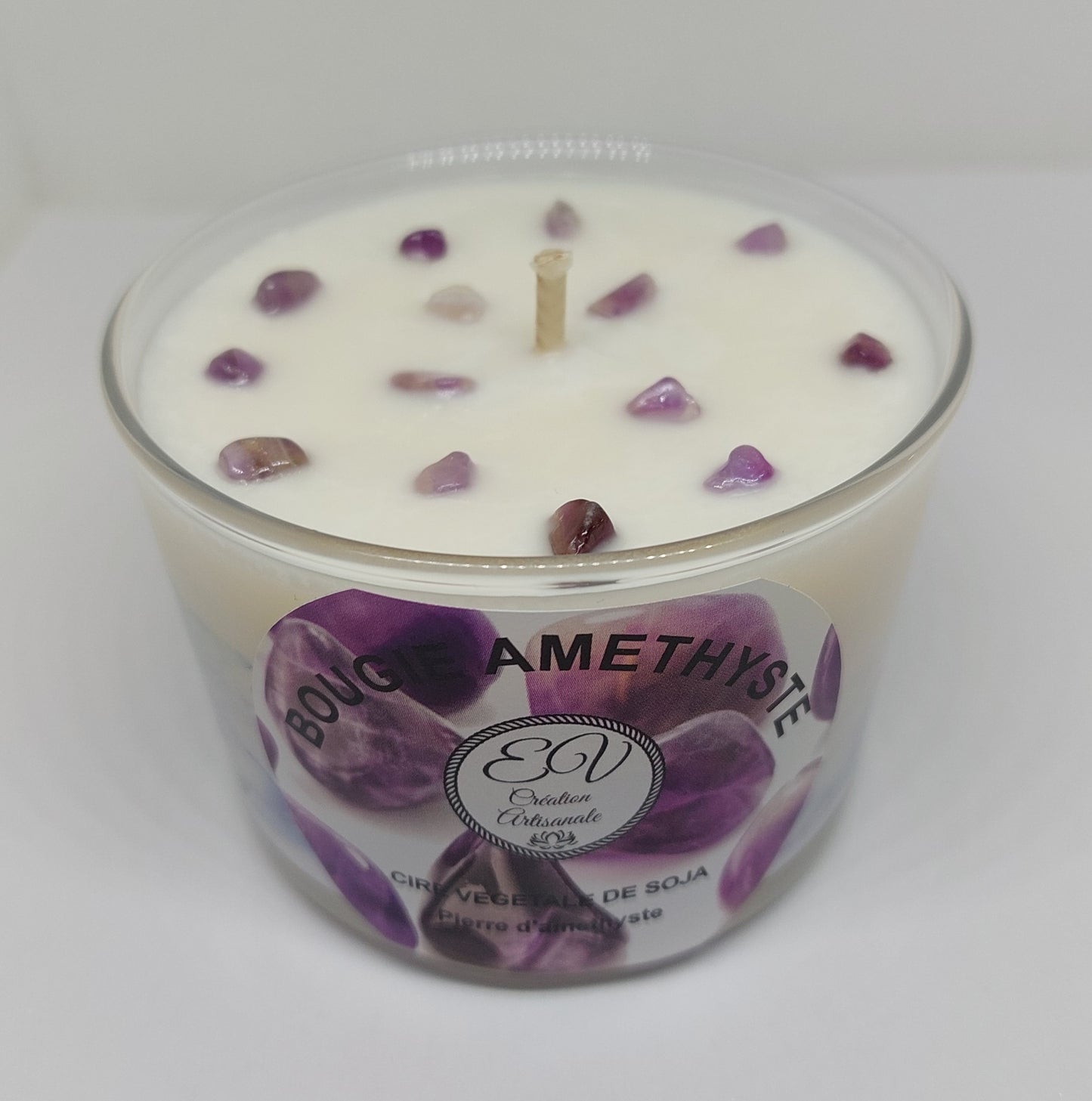 Bougie pierre AMETHYSTE