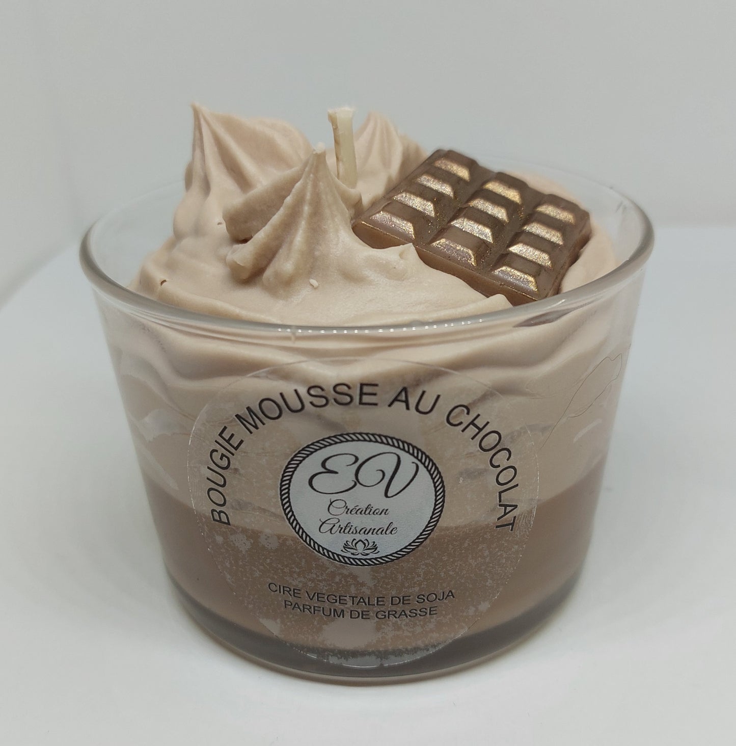 Bougie gourmande  MOUSSE AU CHOCOLAT