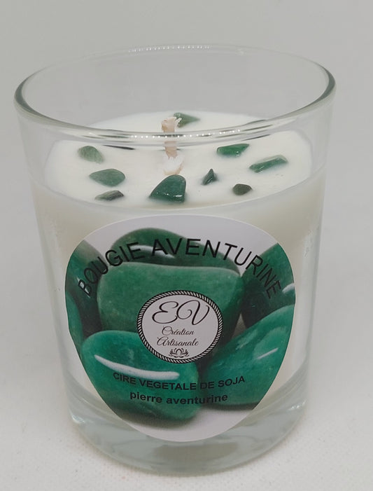 Bougie pierre AVENTURINE