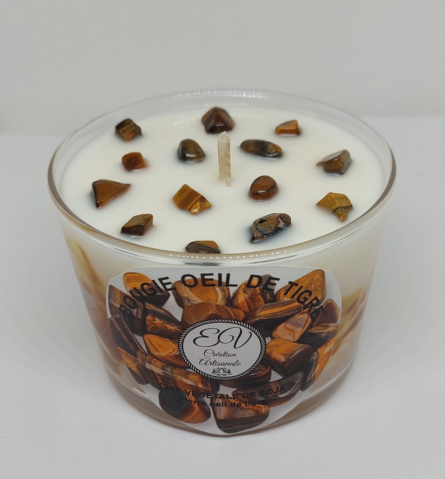 Bougie pierre OEIL DU TIGRE