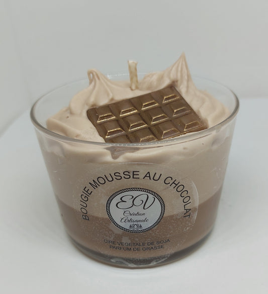 Bougie gourmande  MOUSSE AU CHOCOLAT